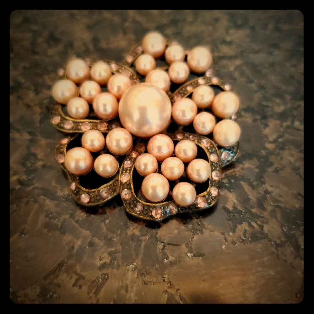 Pink Brooch
